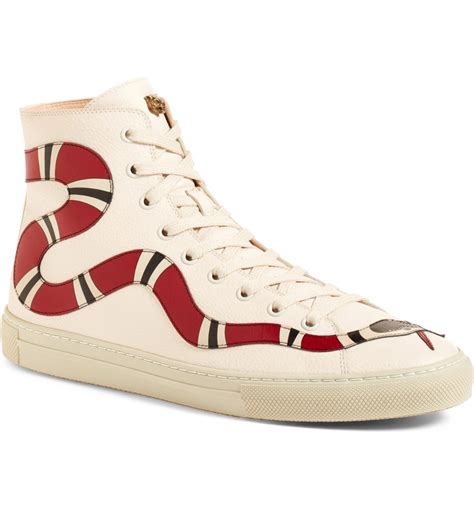 gucci snake hightops|Gucci snake high top sneakers.